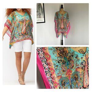 Vibrant Multicolor Women's Top